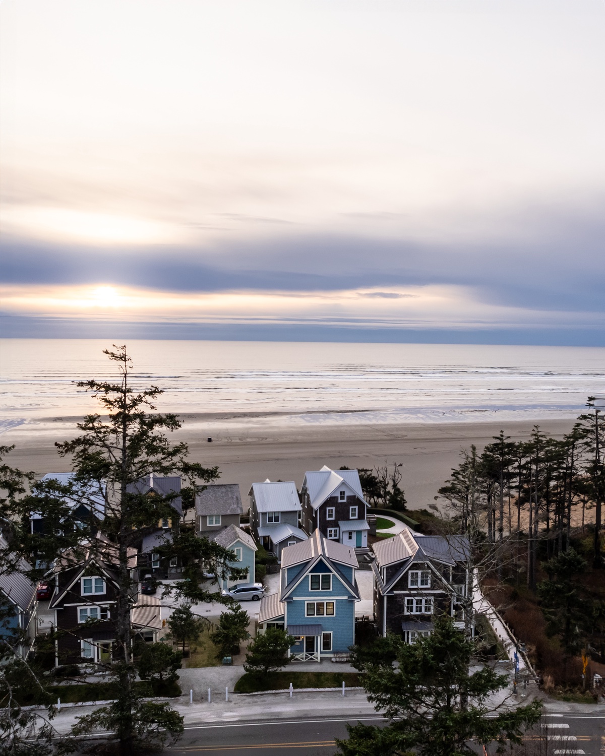 View from the beach