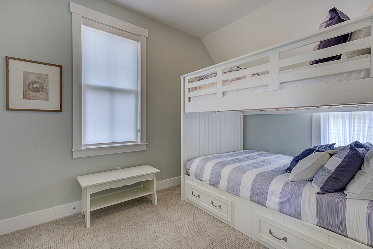 Second floor bunk bedroom