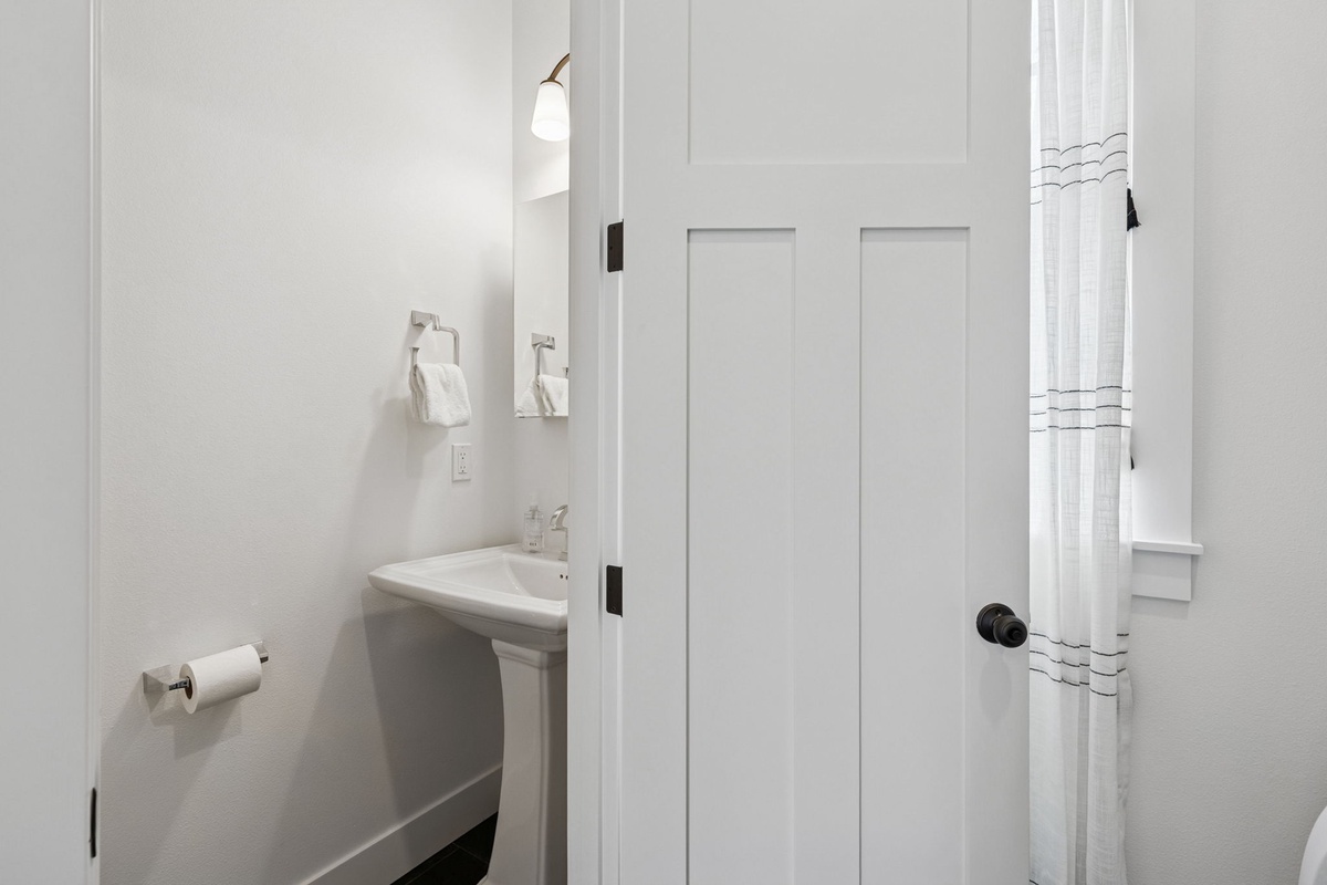 Powder room on main floor