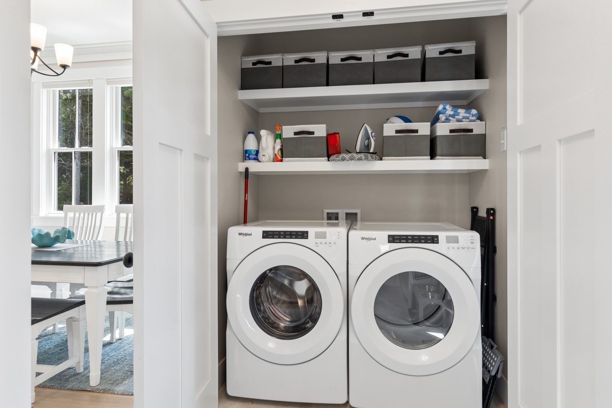 Washer and dryer