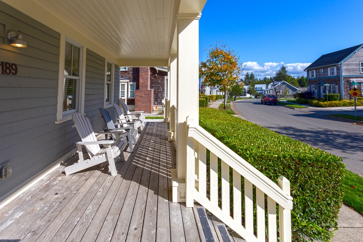 Covered front porch