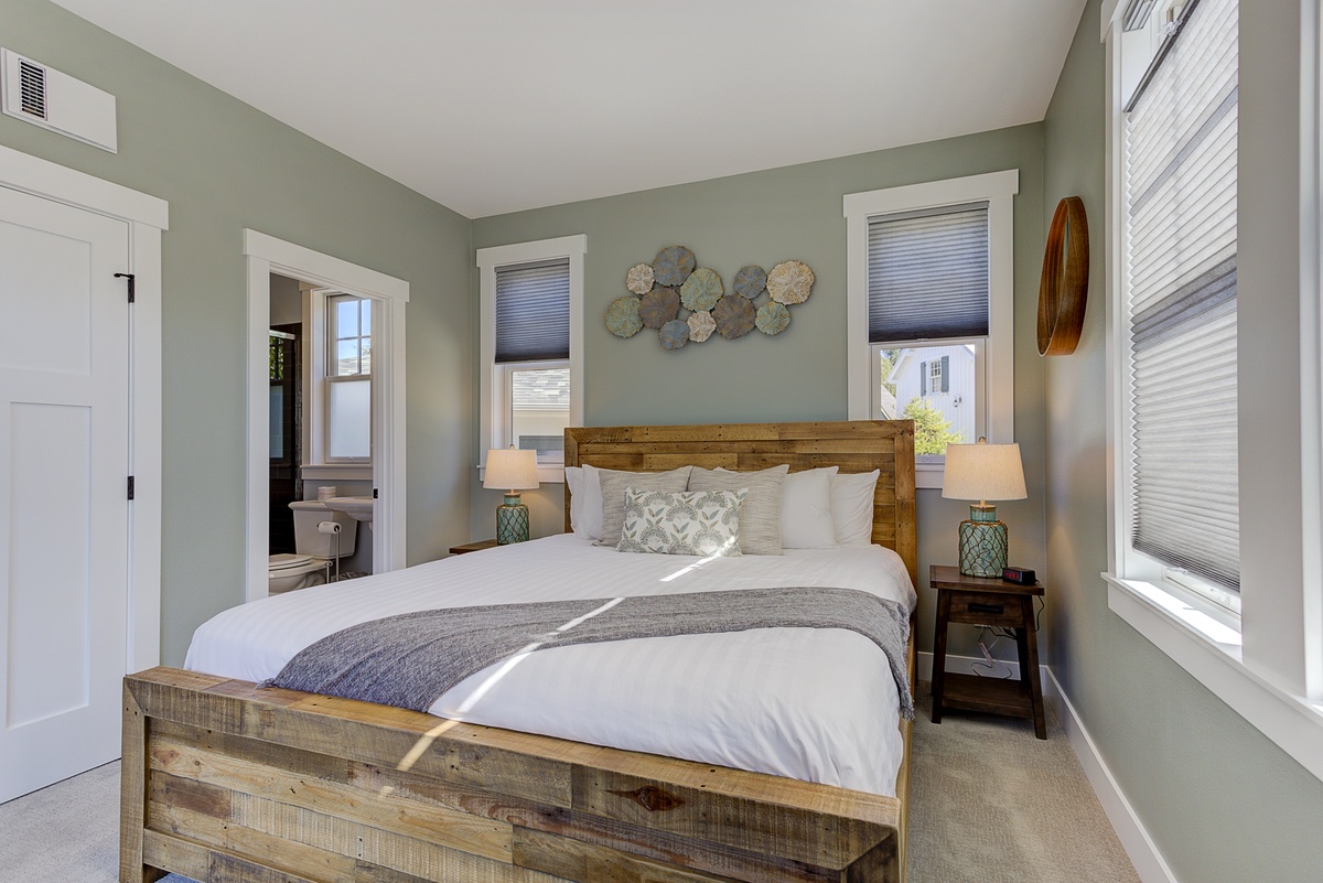 Wake up well rested in the main floor primary bedroom