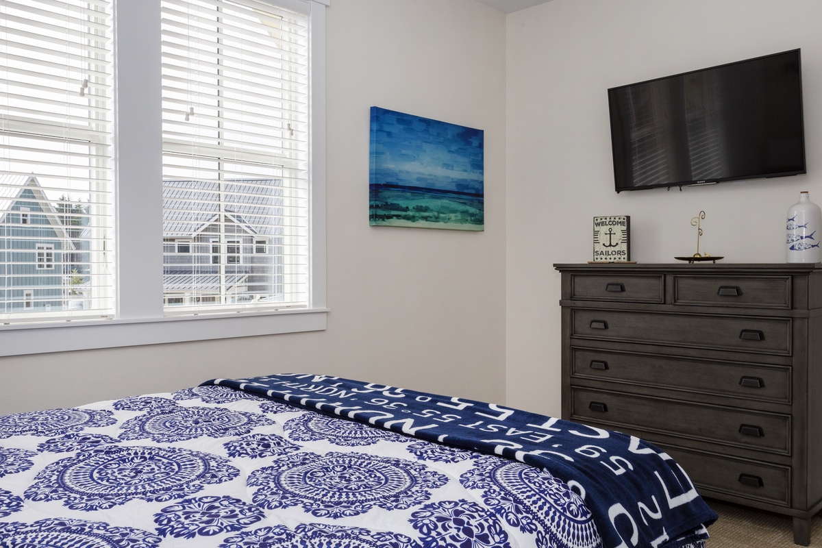 Top level Navy bedroom