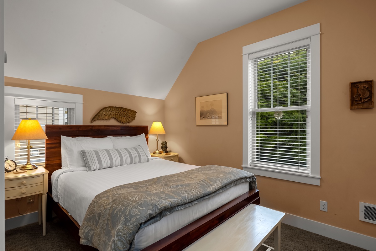 Neighboring guest queen bedroom upstairs