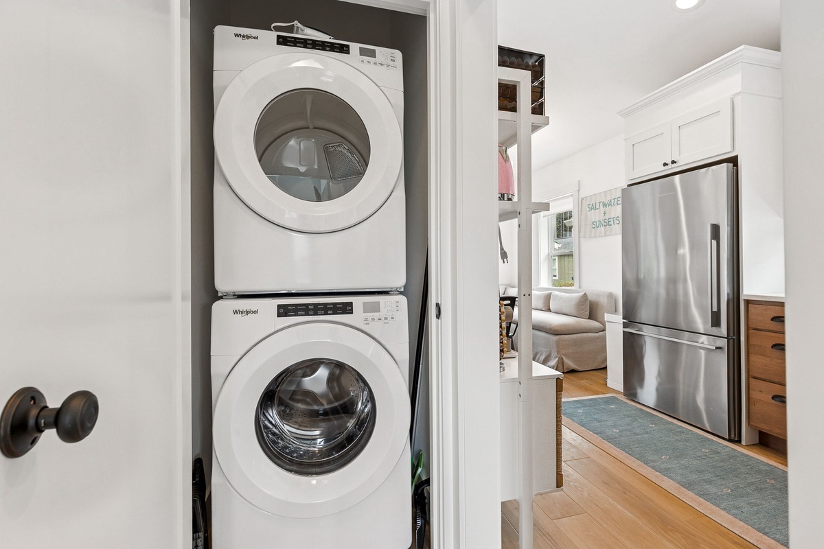 Washer and dryer