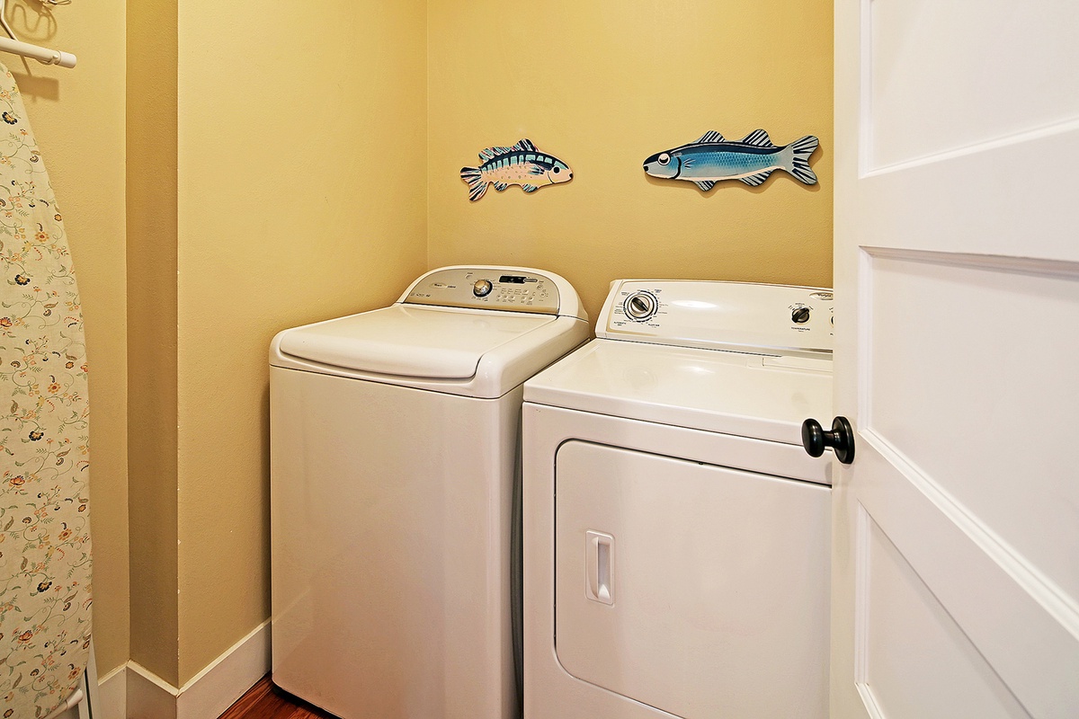 Main floor laundry room