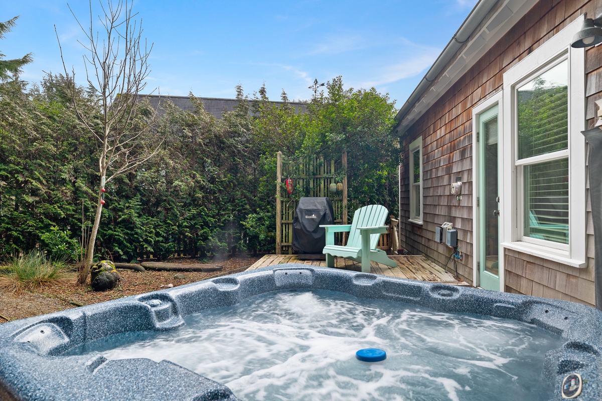 private hot tub