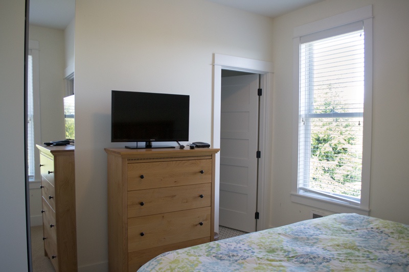 King bedroom on second floor with TV