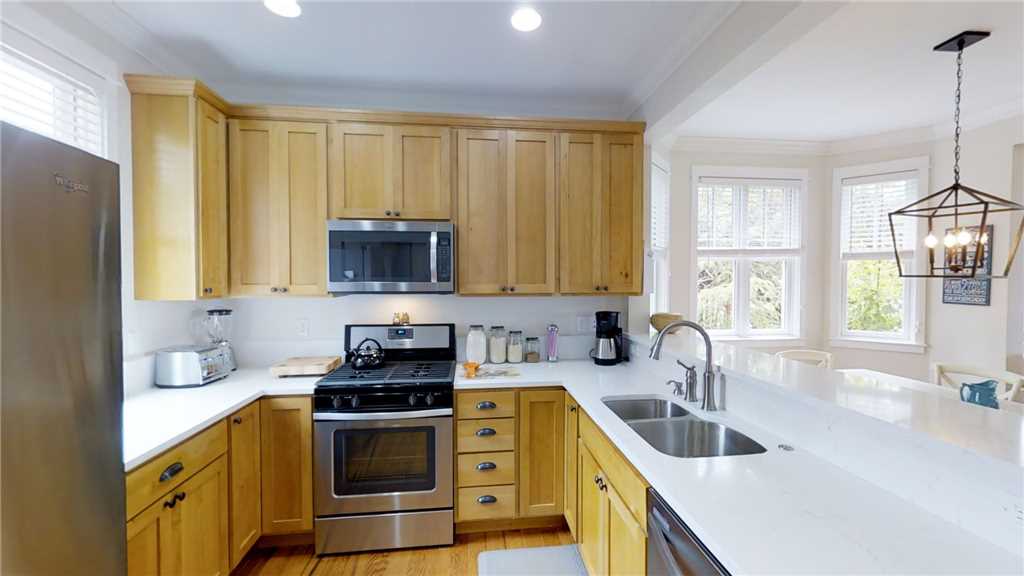 Kitchen island with additional seating