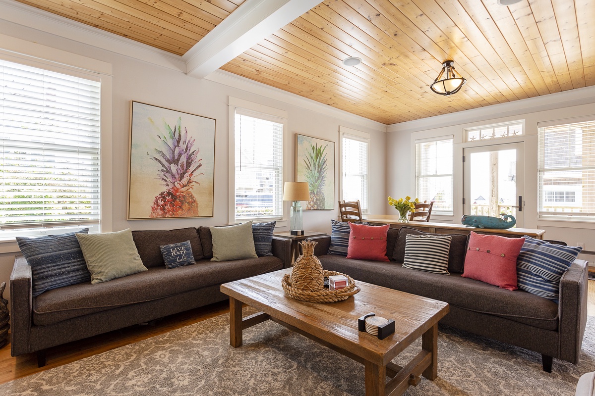 Bright and cozy space for everyone to lounge