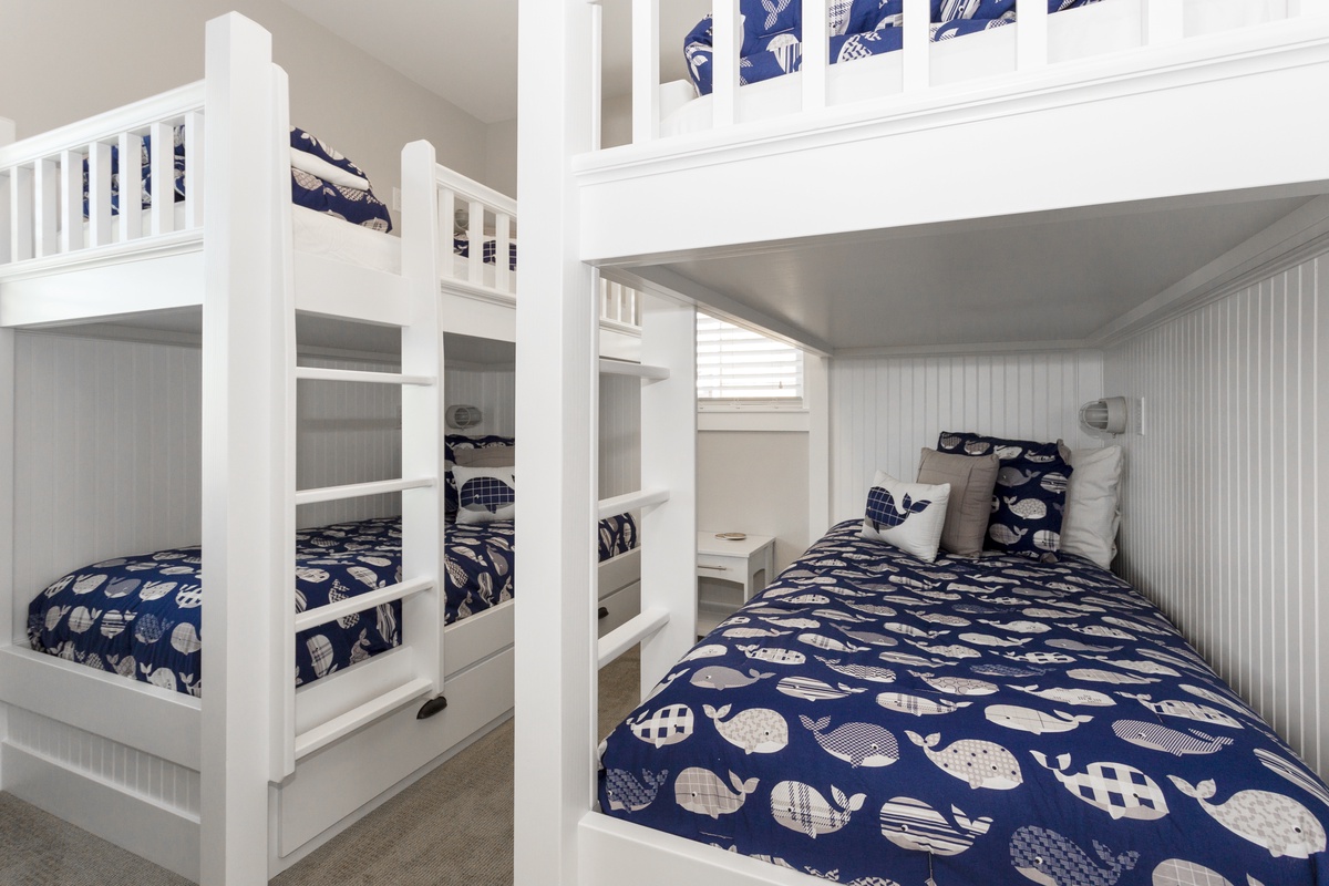 Second floor bunk bedroom