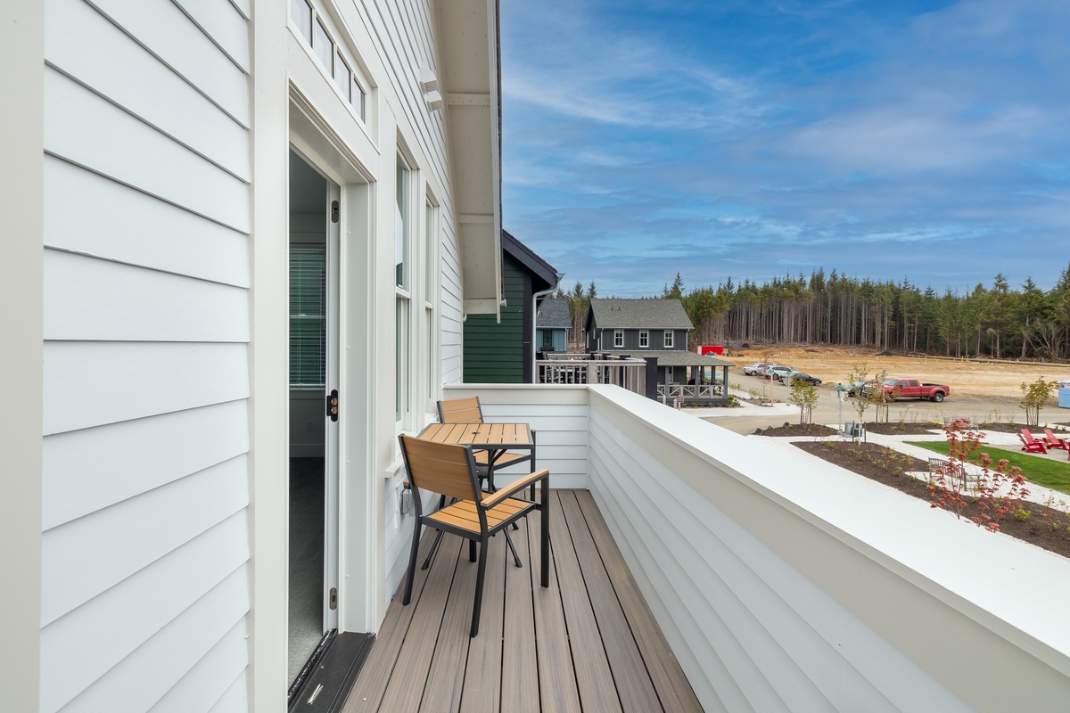 Private deck with Fernwood views