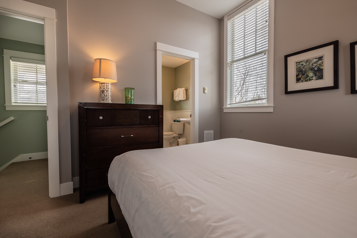 Primary bedroom with ensuite bathroom