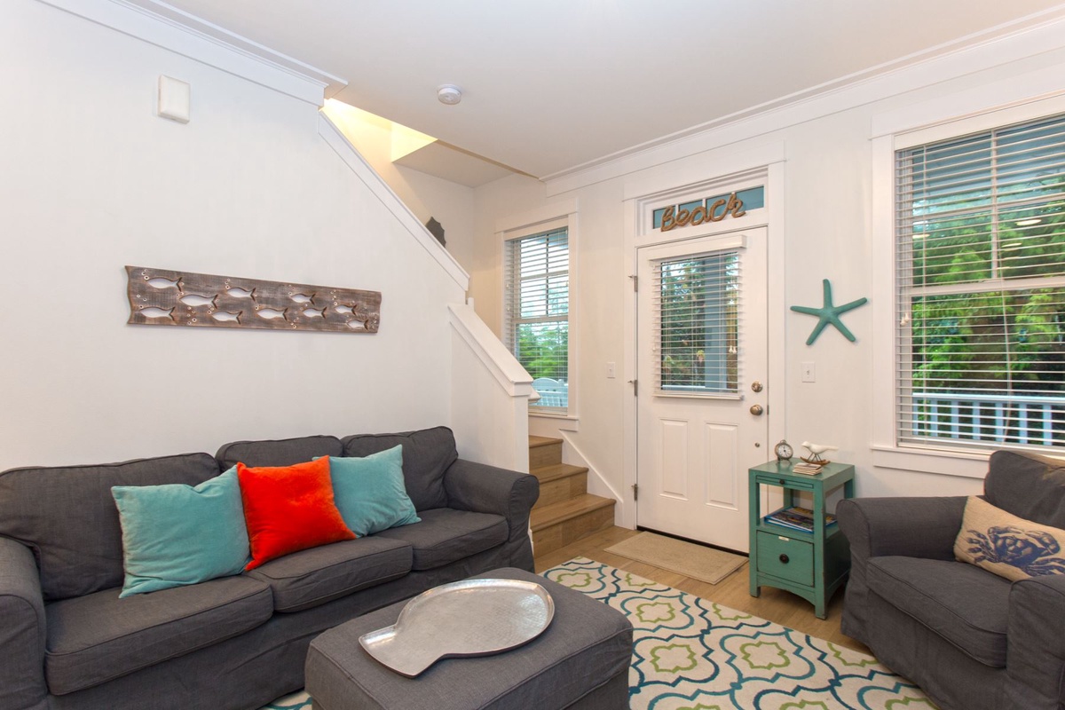 Entry way into the living area
