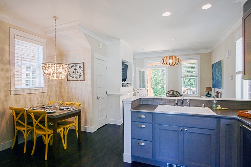 Kitchen and dining area