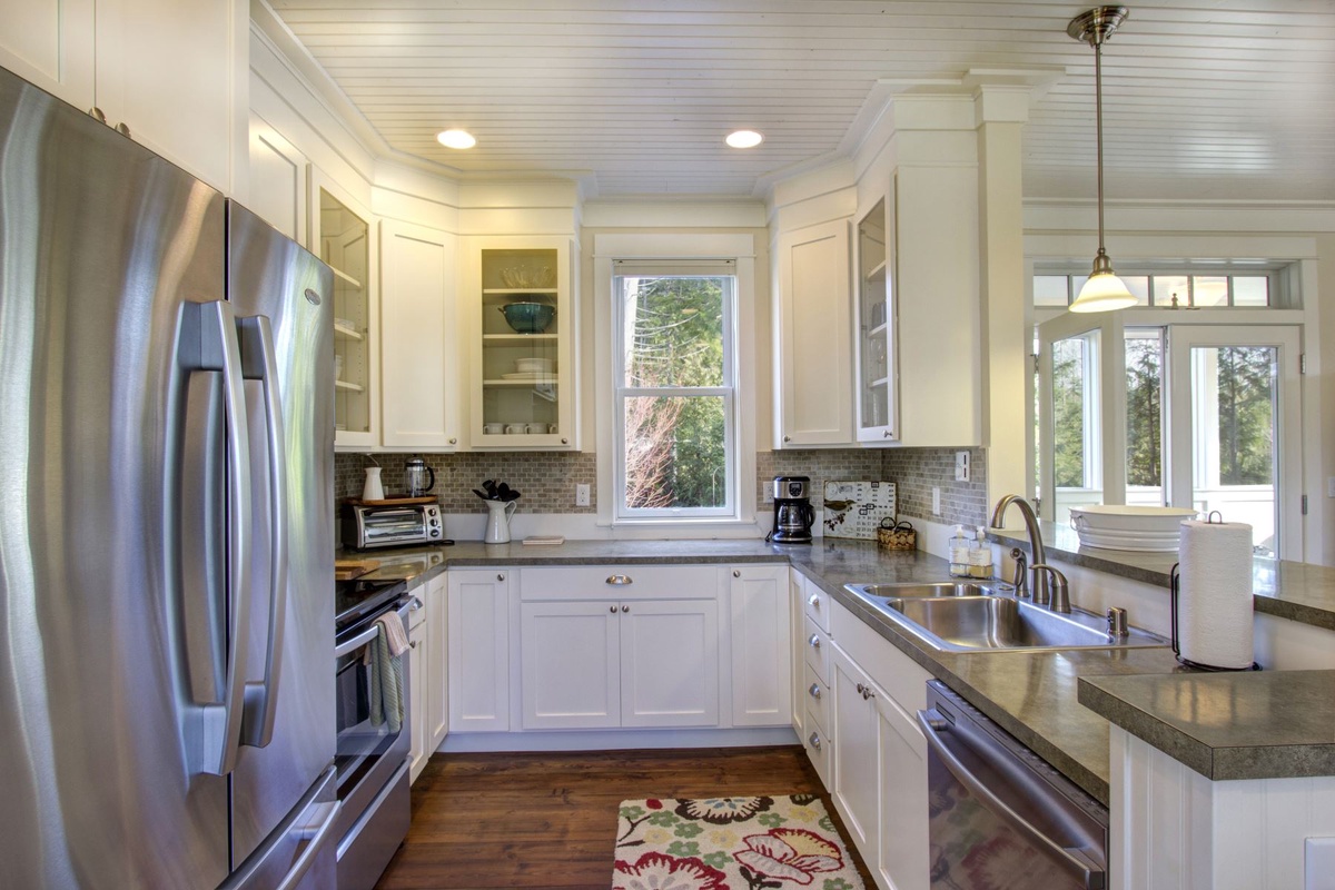 Kitchen with Stainless Steel Appliances