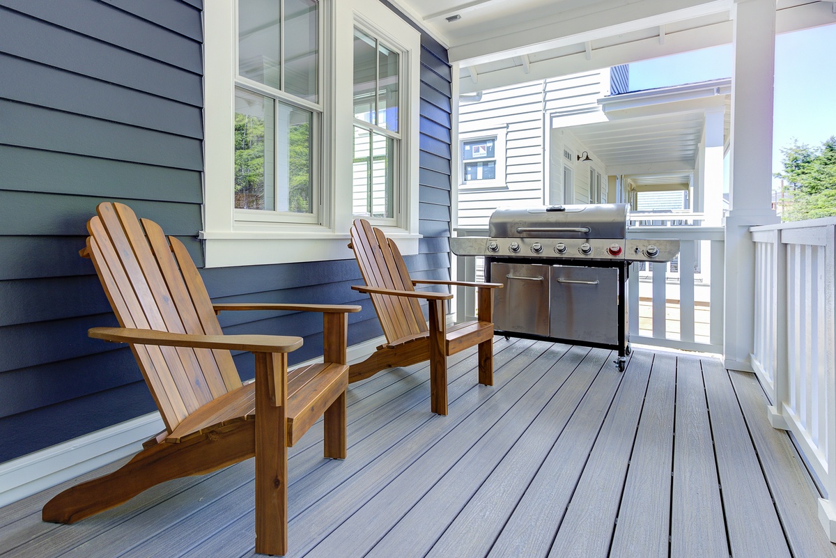 Covered front porch