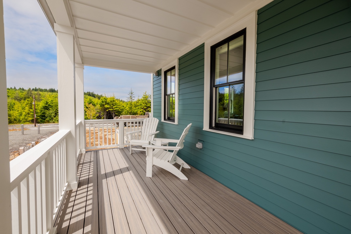 Covered front porch