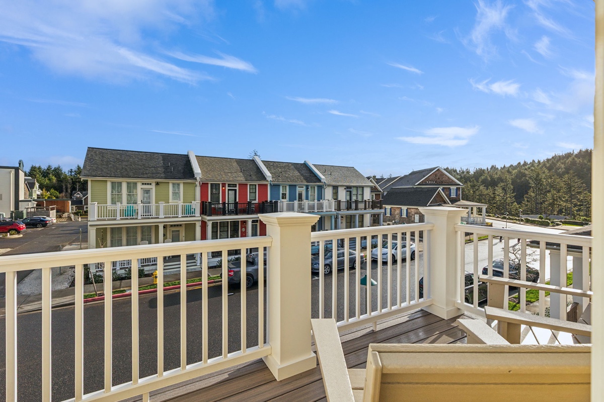 View from upper balcony