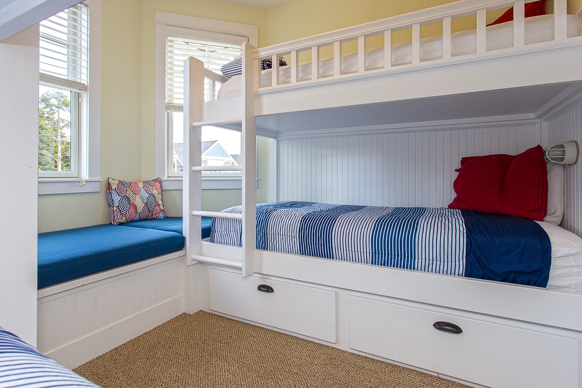 Second floor bunk bedroom