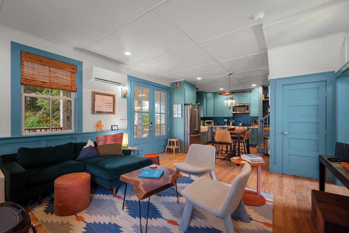 Open concept living brings the whole family together