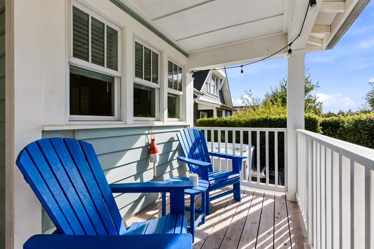 Covered front porch