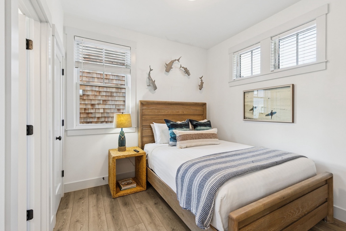 Pool house queen bedroom