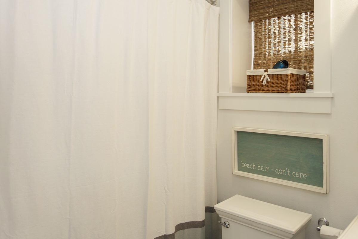 lower level private full master bathroom