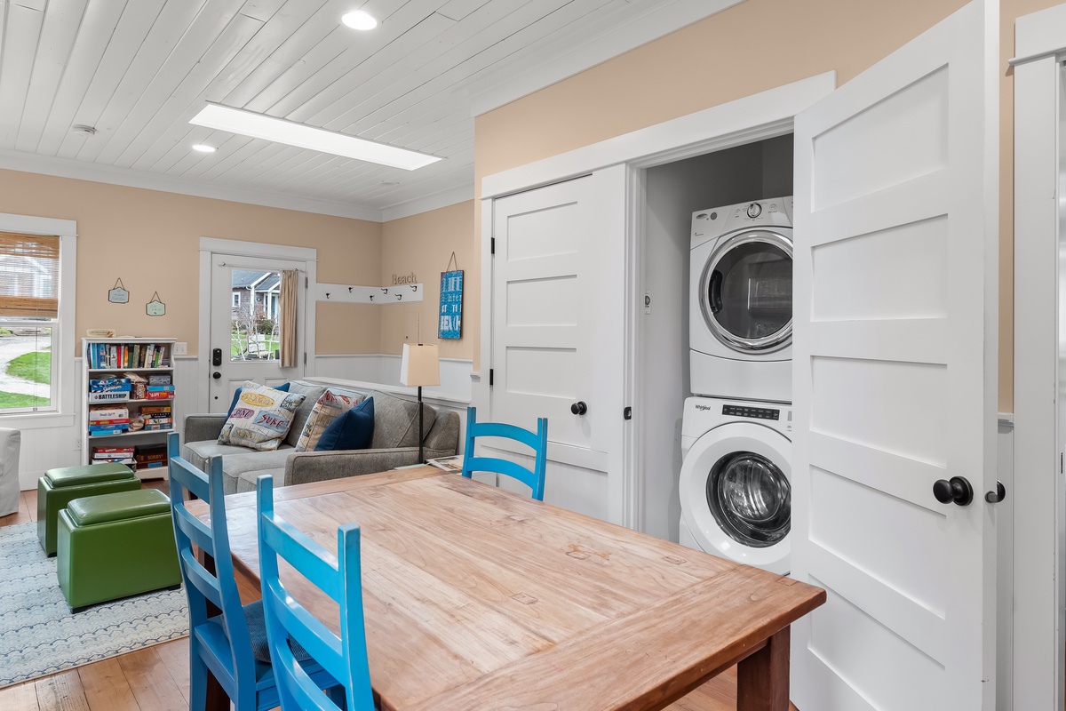 Laundry located on the main floor