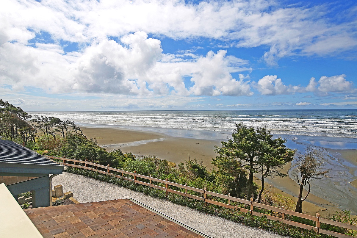 Ocean view from balcony