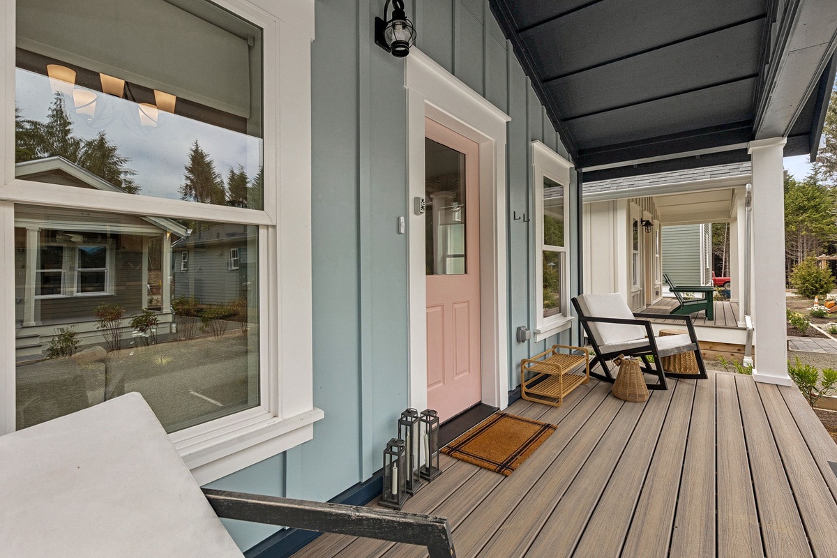 Covered front porch