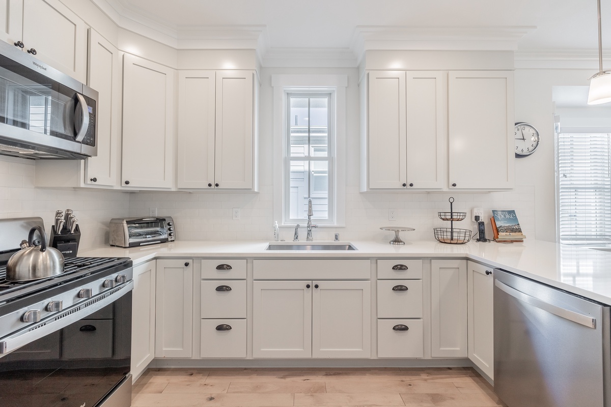 Bright and airy kitchen