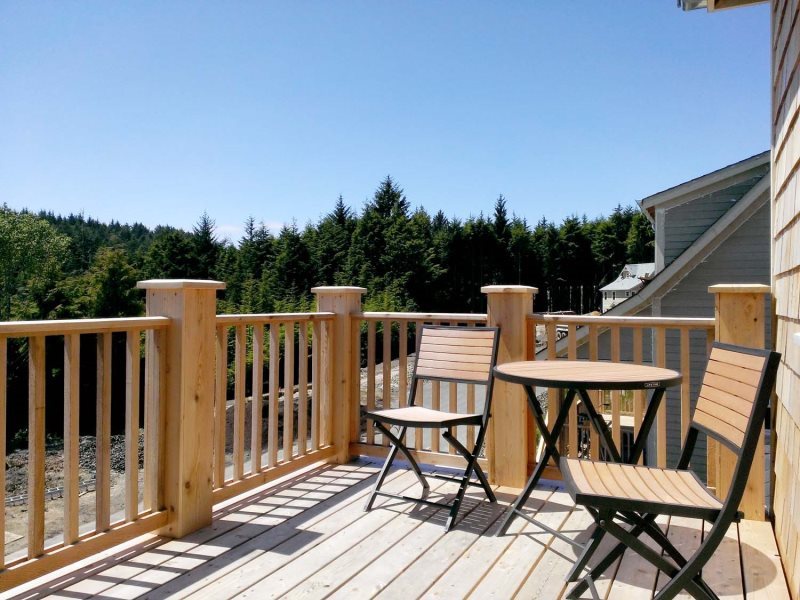 Outdoor Seating with view of Forest