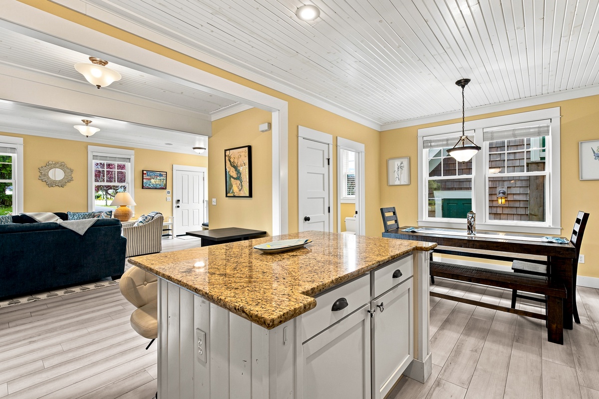 Kitchen island with seating
