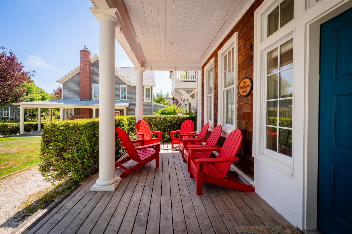 Covered front porch