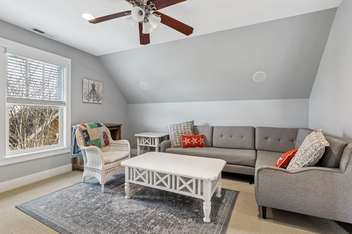 Top floor media room