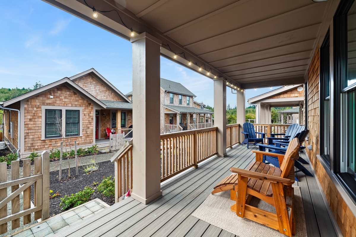 Covered front porch