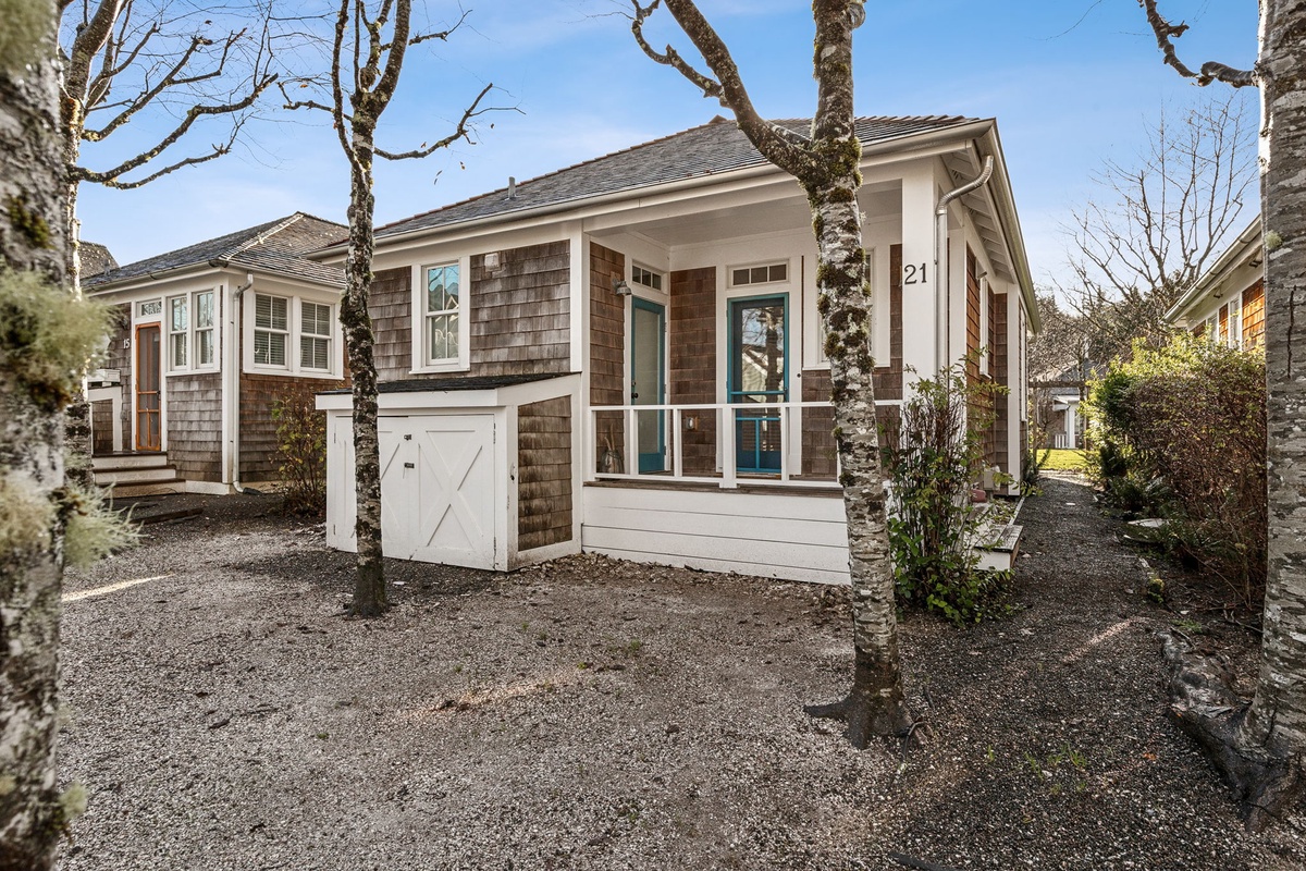 Rear exterior of home