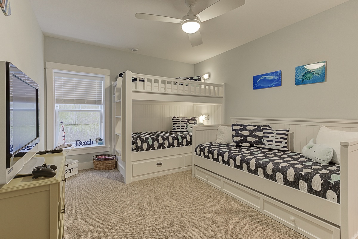 Lower level bunk room