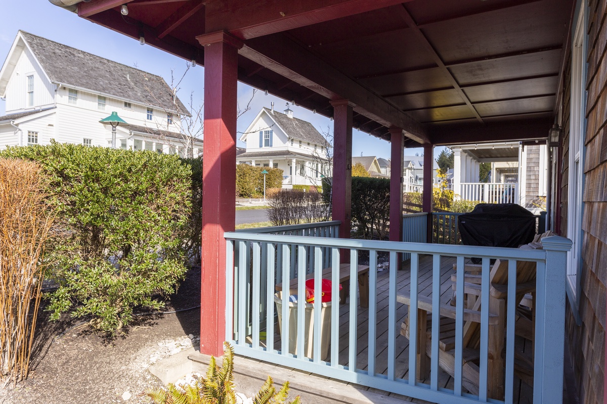 Covered front porch