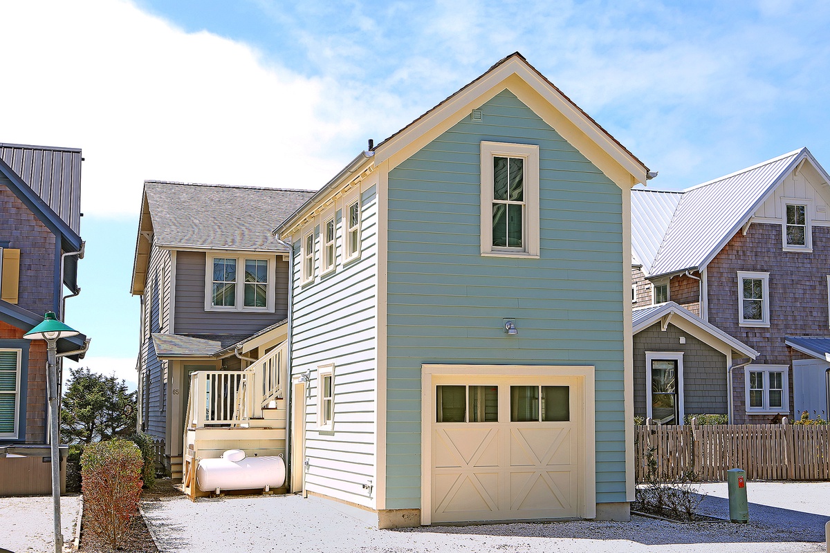 Carriage House above garage