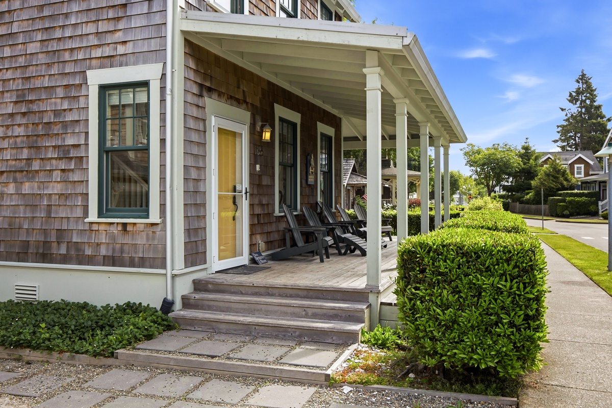 Covered front porch
