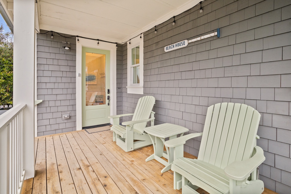 Covered front porch