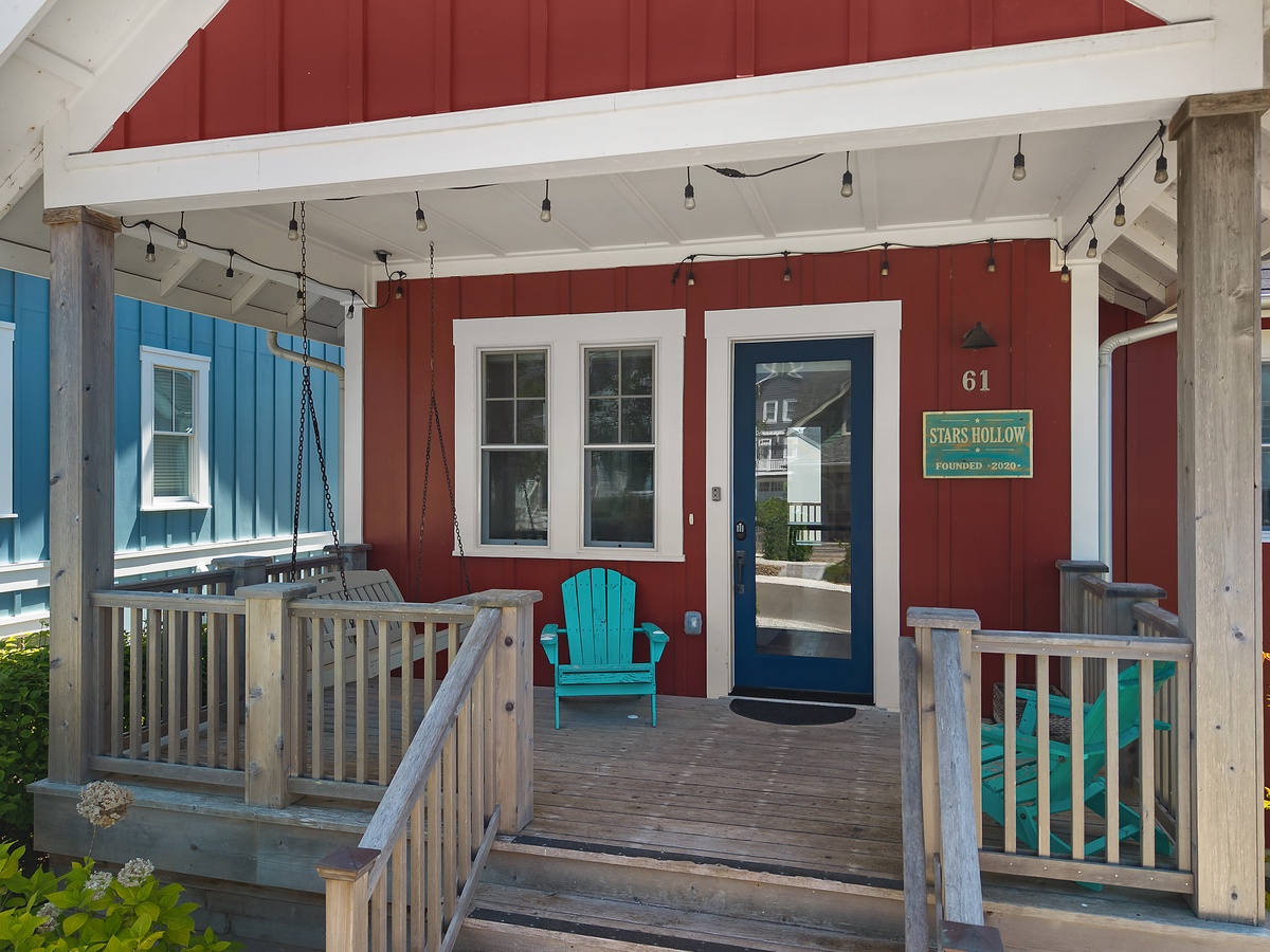 Covered front porch
