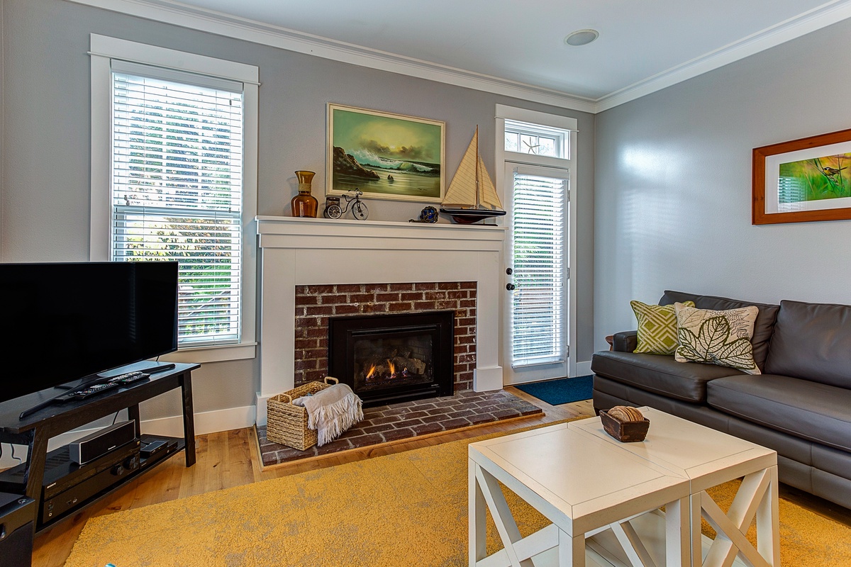 View of living room from dining room