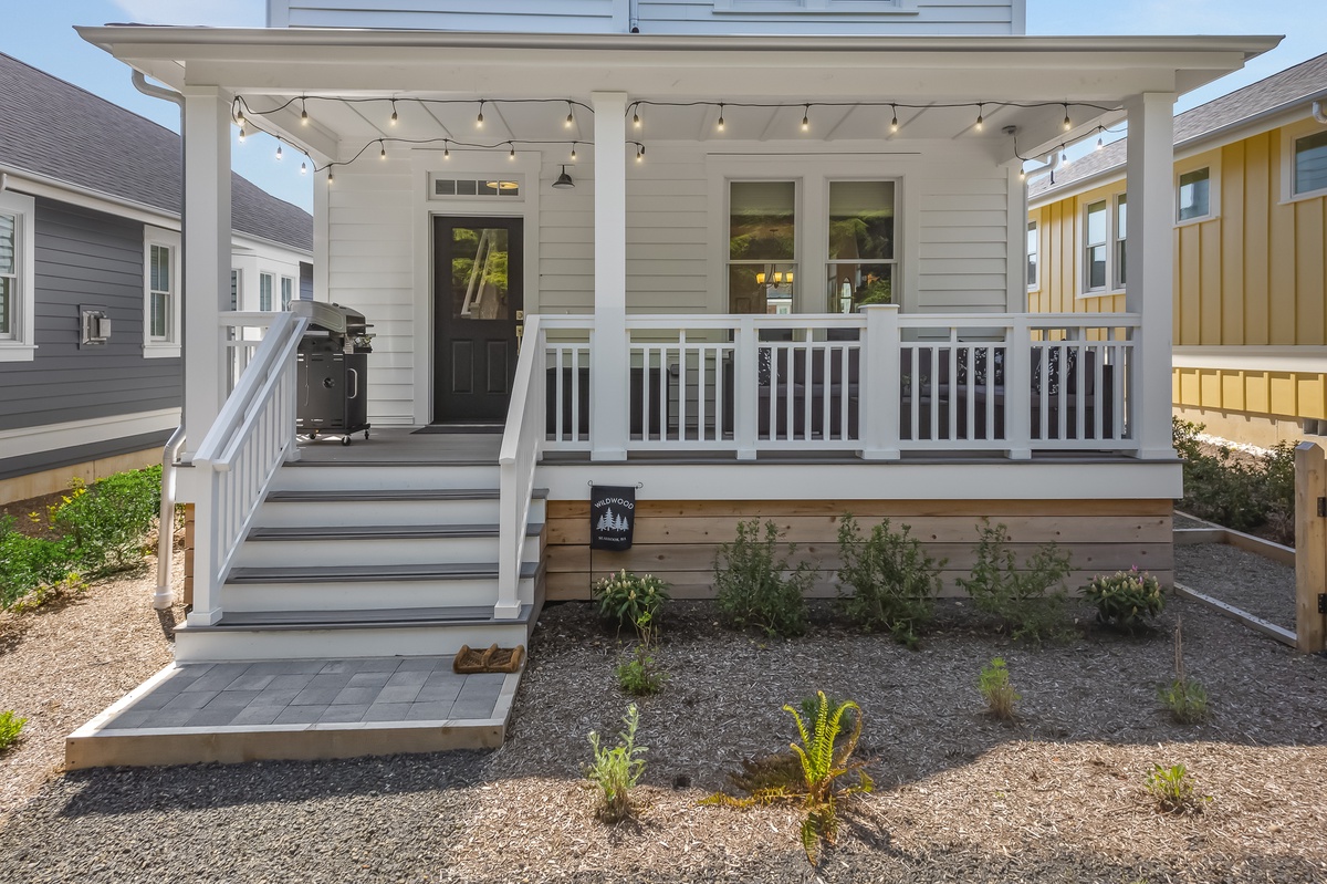 Covered front porch