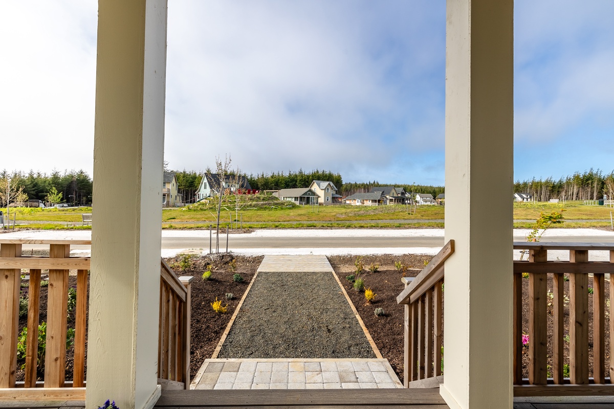 View of Meadowview Park from porch