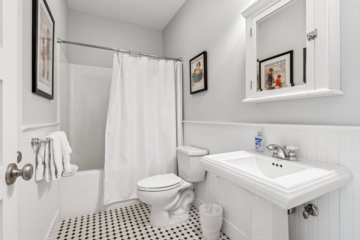 Full guest bathroom