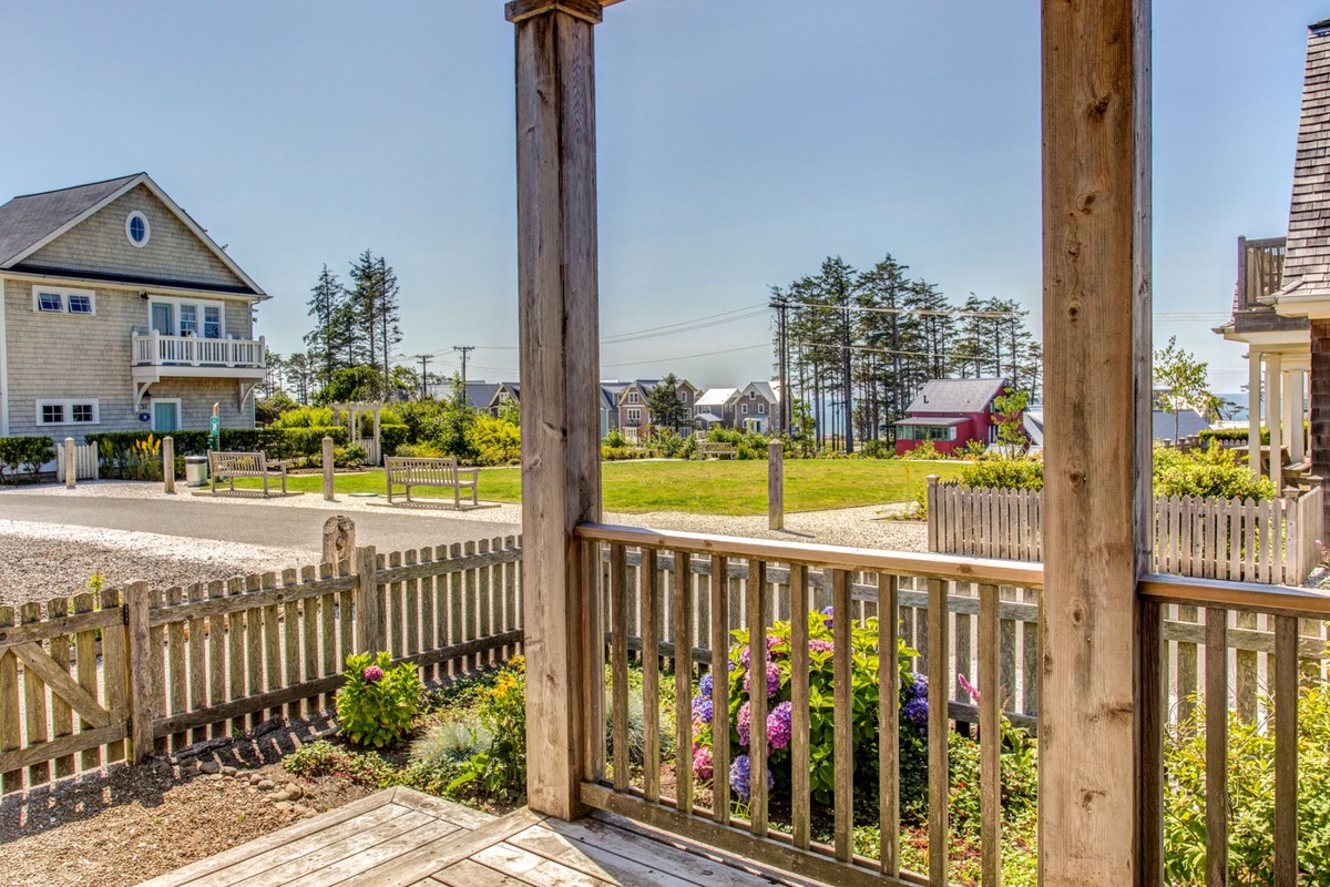 View from deck