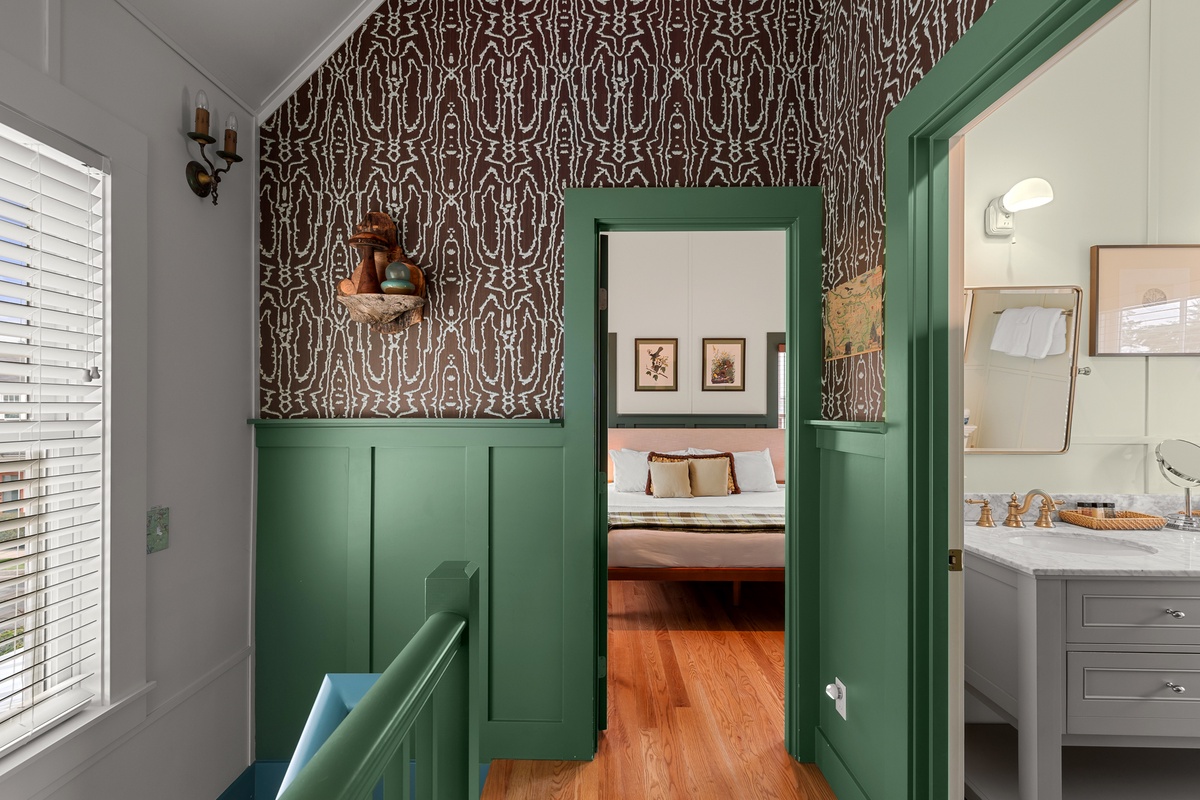 Warm welcome greets you on every level of the home